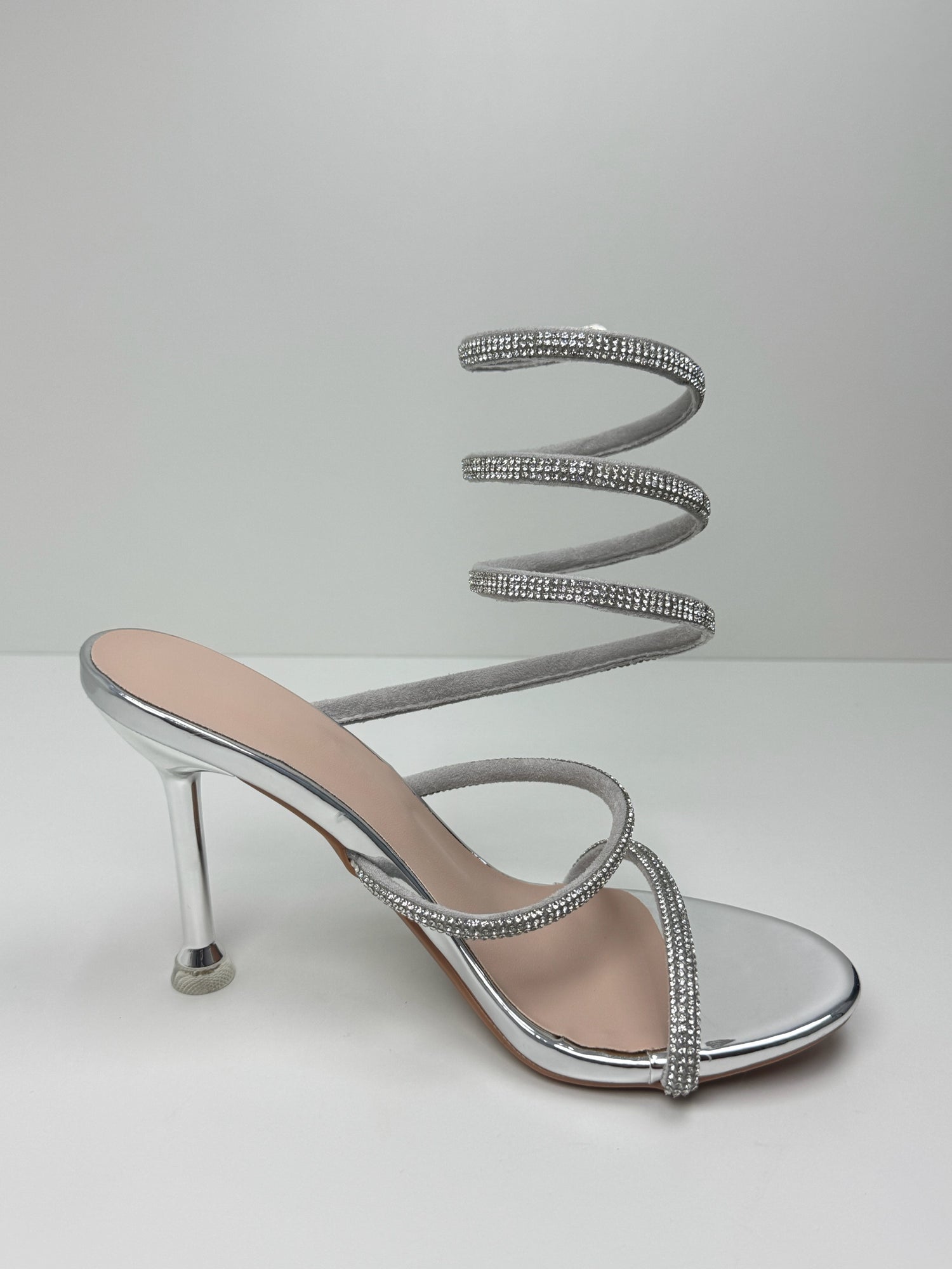 DENISE - Sandali a spirale con tacco