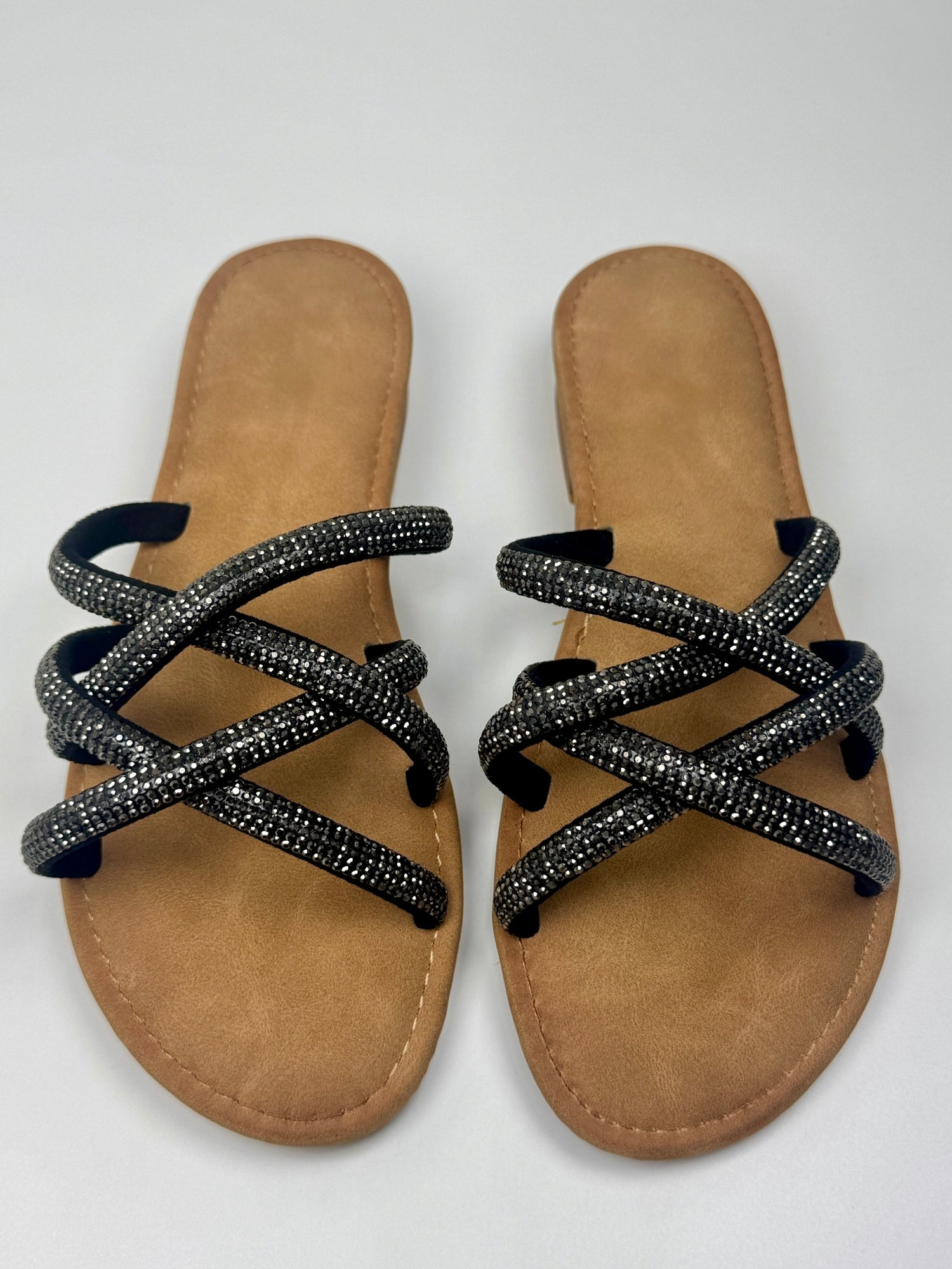 BERRI - Ciabattine con strass