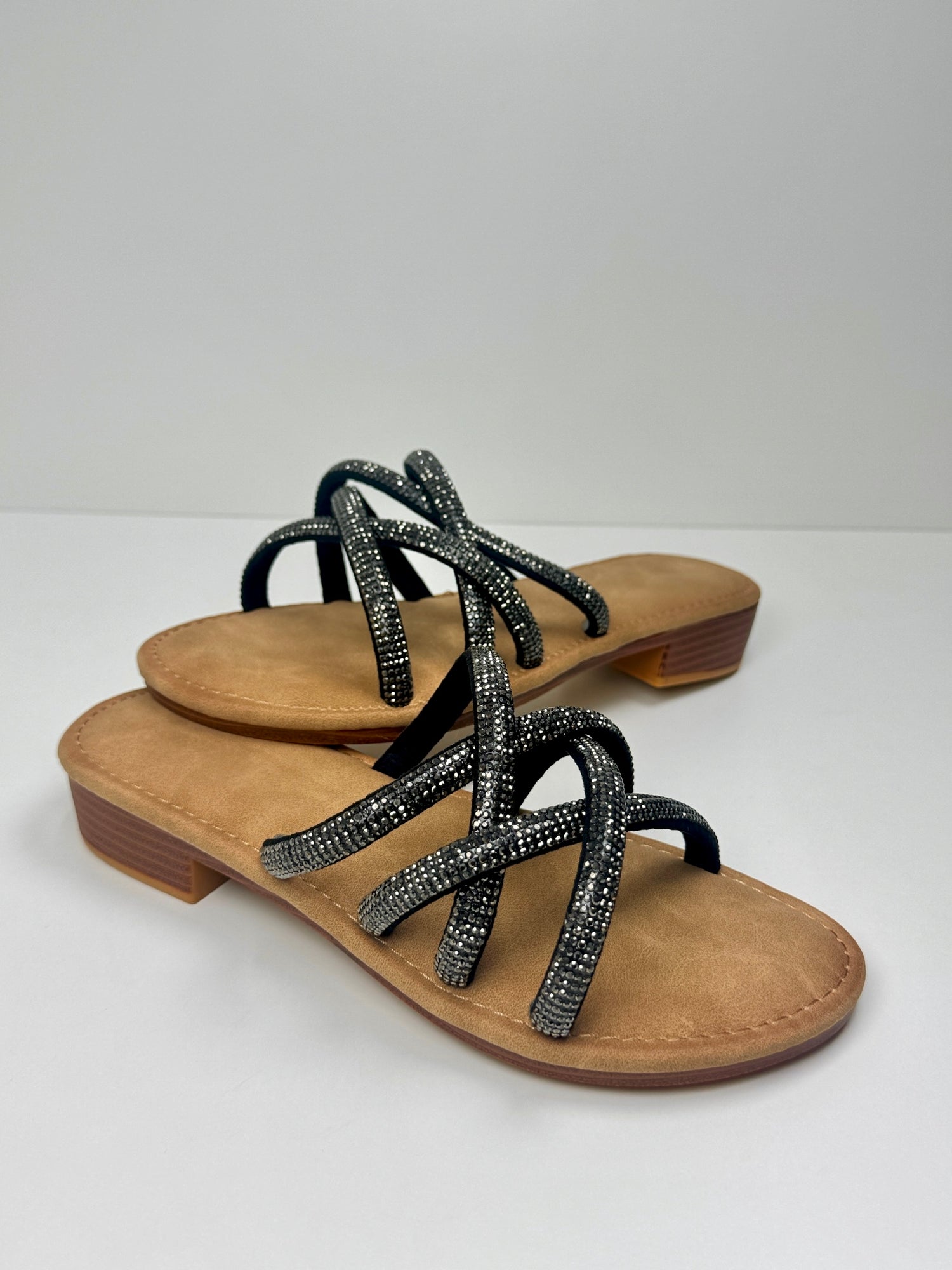 BERRI - Ciabattine con strass