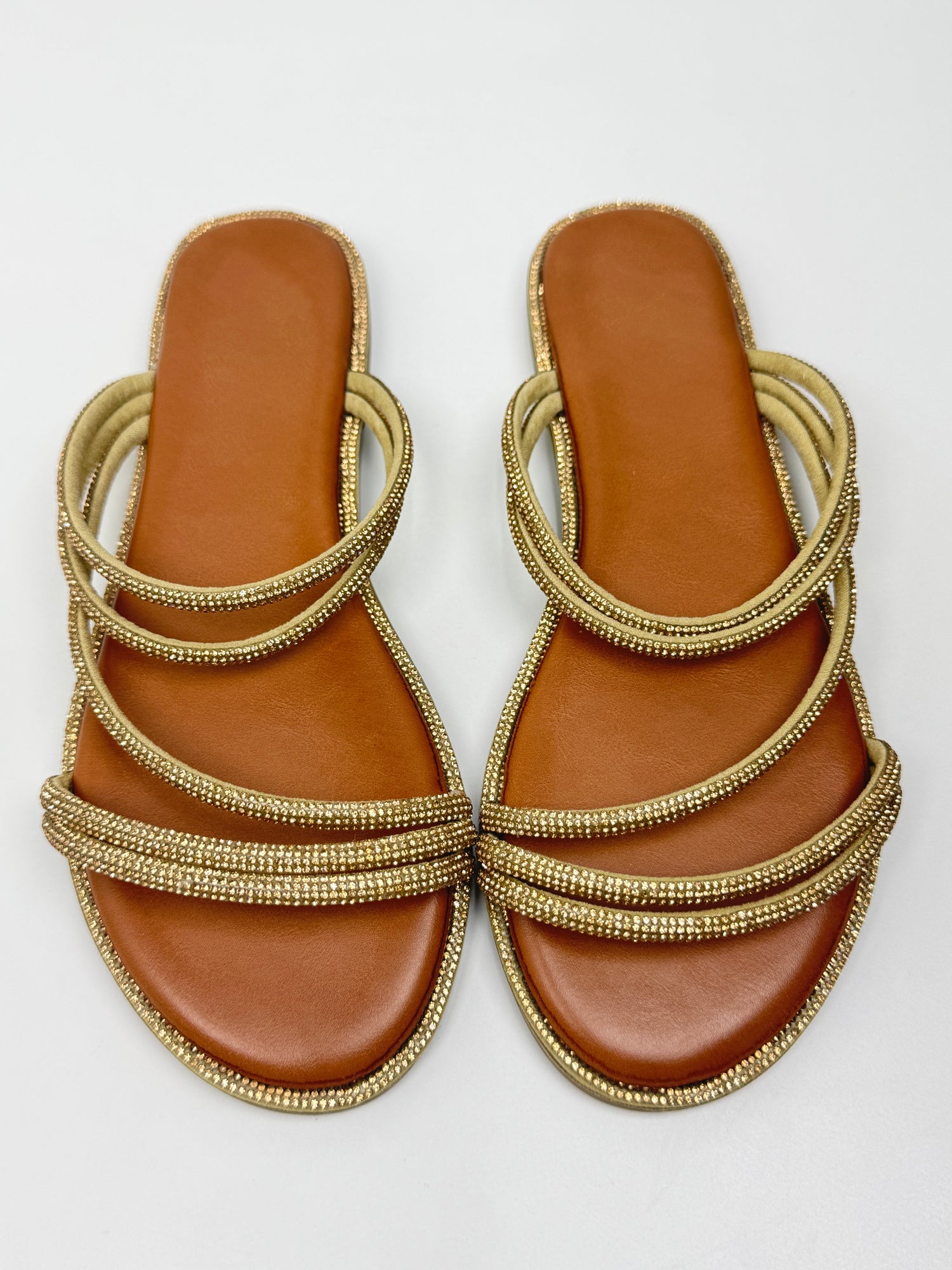 TAMARA - Ciabattine con strass