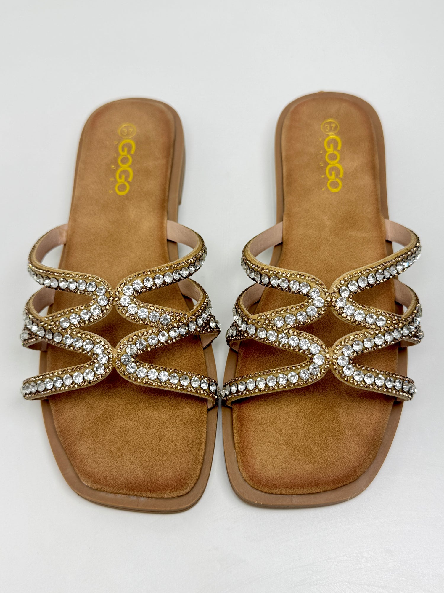 AMAYA - Ciabattine con strass