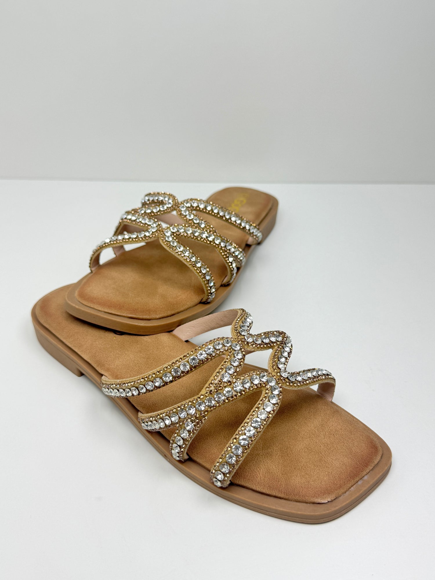 AMAYA - Ciabattine con strass